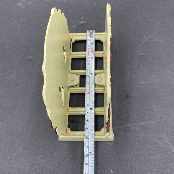 VTG Napkin Holder Cast‎ Iron Grapes Wine Y2K Grapevines Purple Green 1lb 12oz - Picture 7 of 12